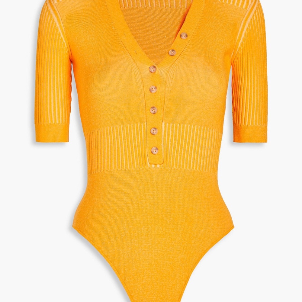 Jacquemus Le Body Yauco ribbed-knit bodysuit